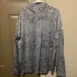 Gray Camo Under Armour Quarter Zip